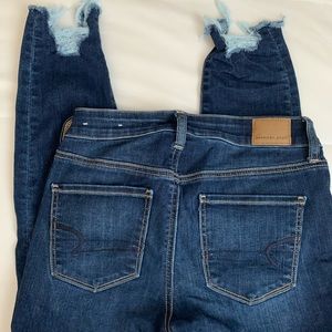 AE next level stretch skinny jeans